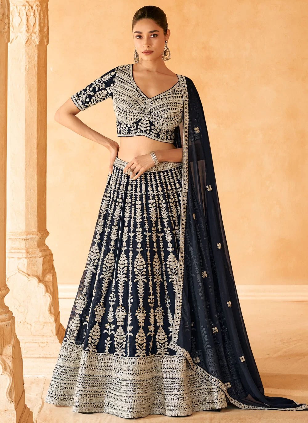 Breath Taking Black SNZL - Indian Dress House 786 Breath Taking Black SNZL - Indian Dress House 786