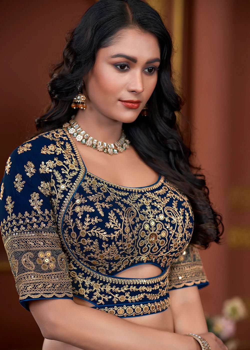 Breath Taking Blue ANTL - Indian Dress House 786