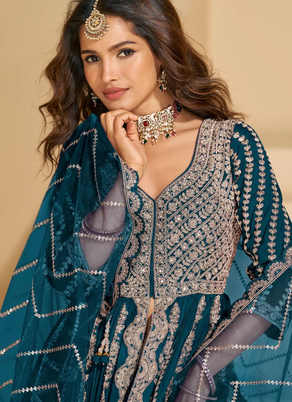 Breath Taking Blue SYMRJ - Indian Dress House 786