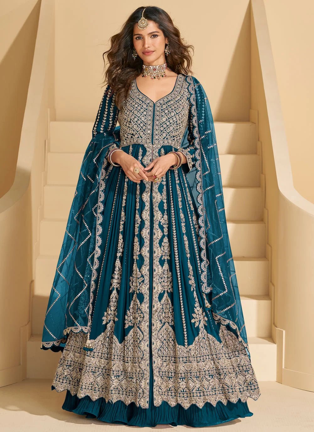Breath Taking Blue SYMRJ - Indian Dress House 786