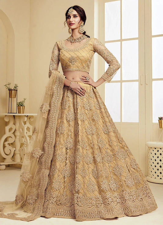 Breath Taking Checkered Gold ALZL - Indian Dress House 786