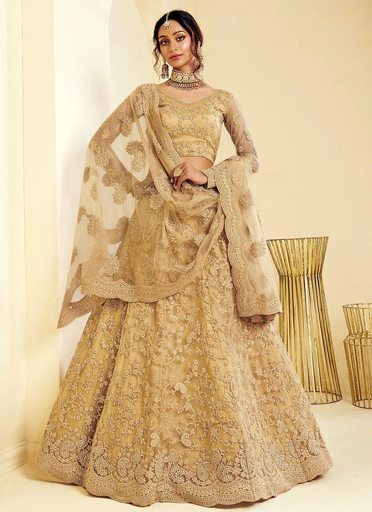 Breath Taking Floral Gold ALZL - Indian Dress House 786