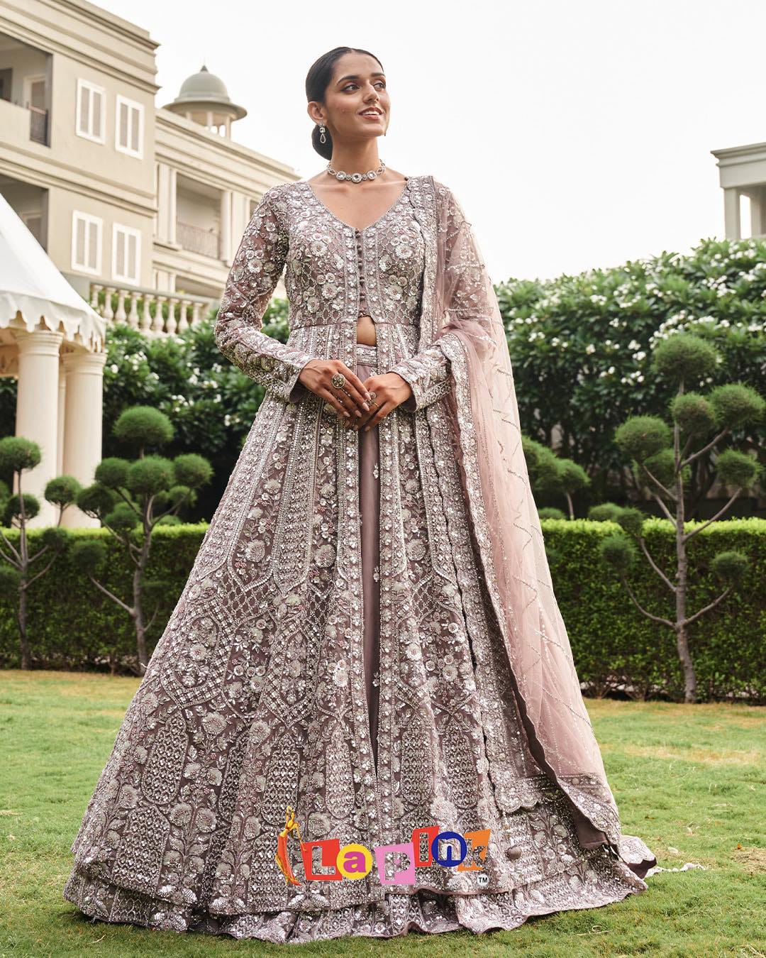 Breath Taking Mauve Gold SHIV - Indian Dress House 786