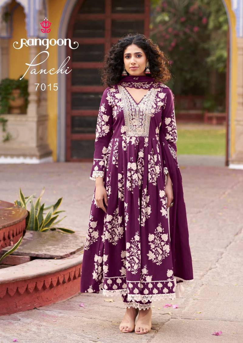 Celebrate in Purple Splendor RP 7015 FVD - Indian Dress House 786