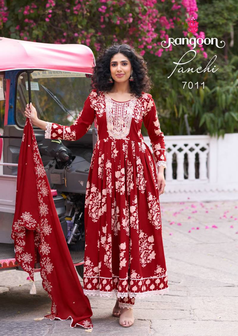 Celebrate Traditions in Stunning Red RP 7011 FVD - Indian Dress House 786