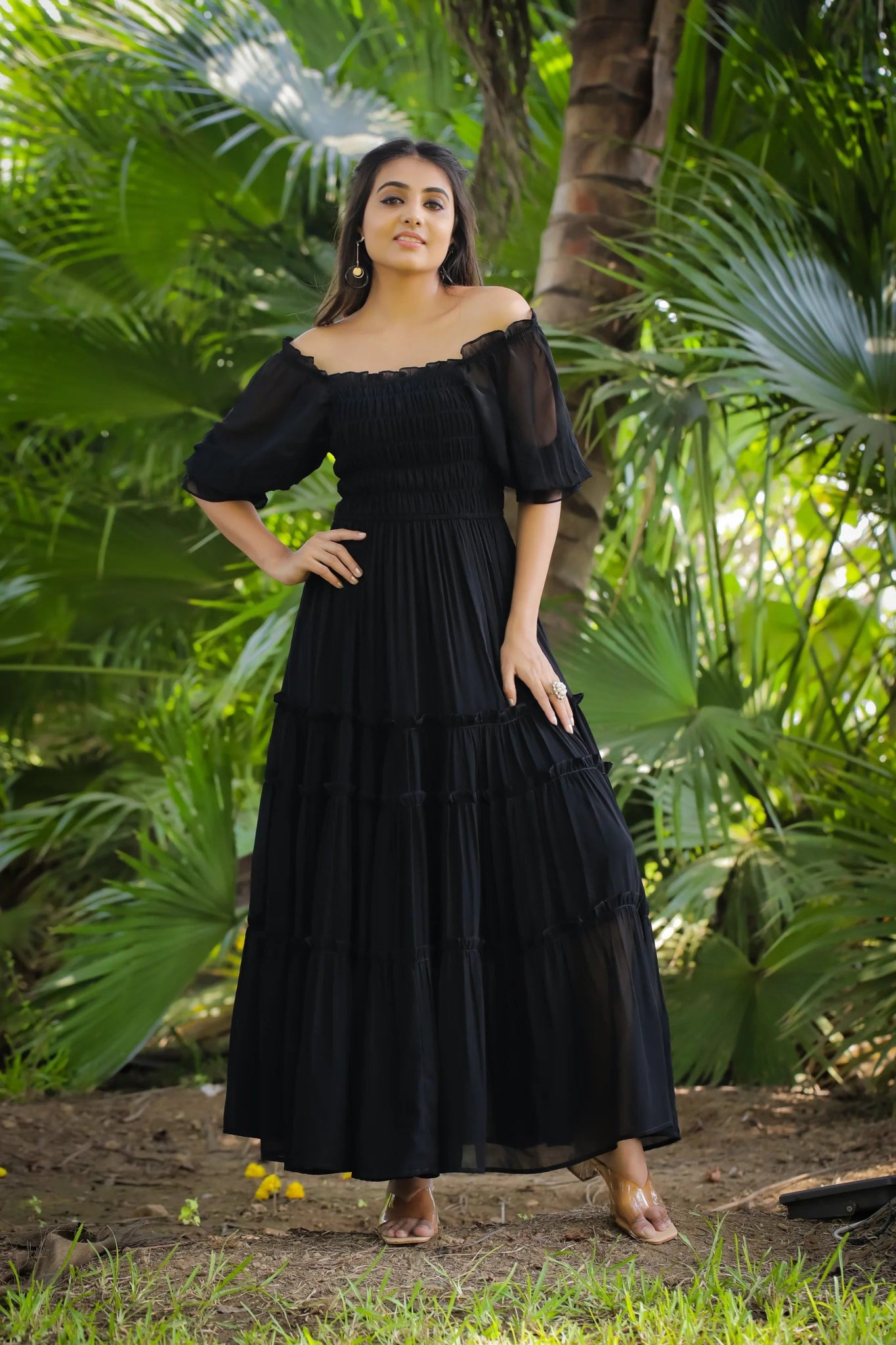 Elegant Black 415 MSK - Indian Dress House 786