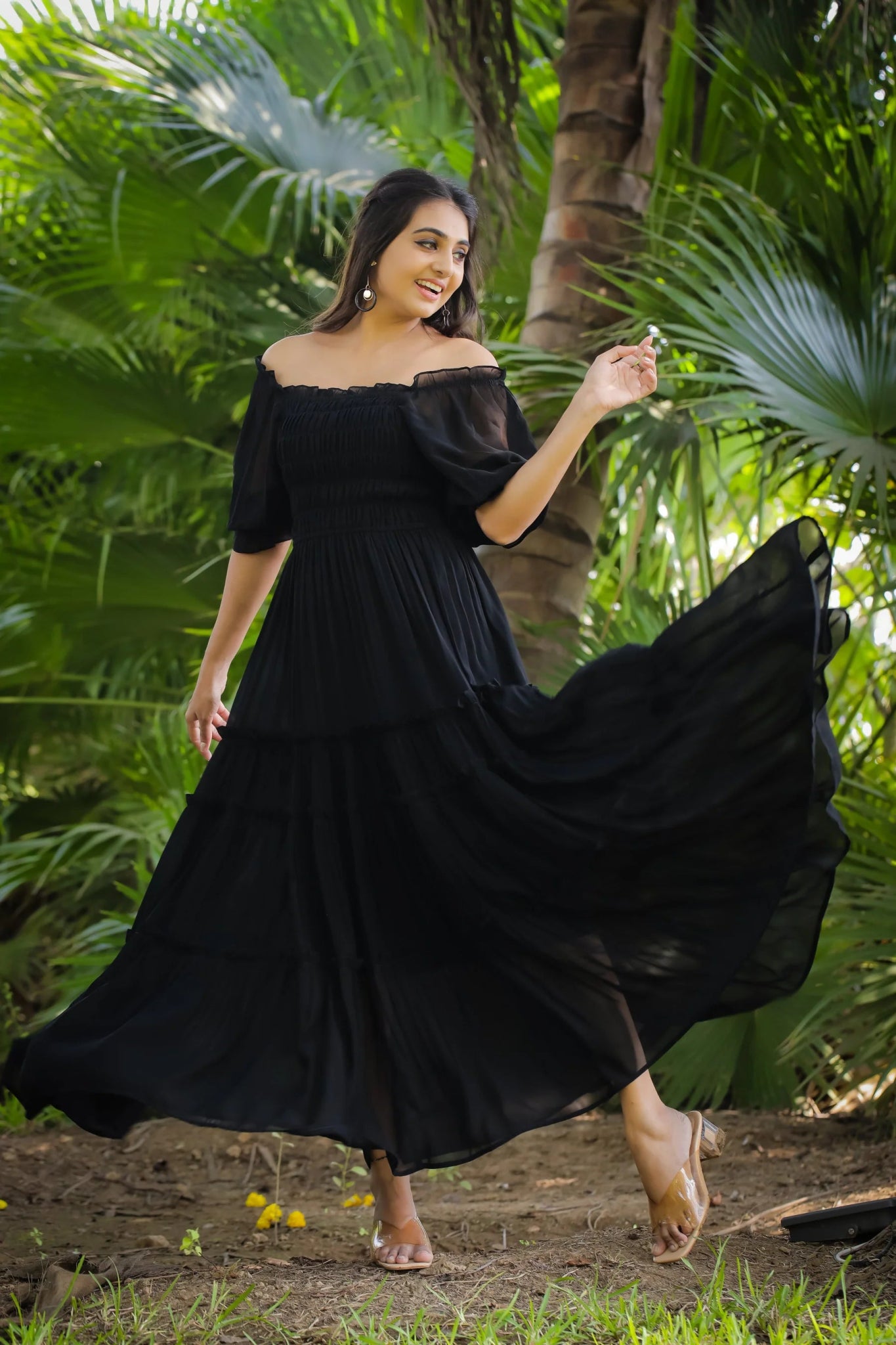 Elegant Black 415 MSK - Indian Dress House 786