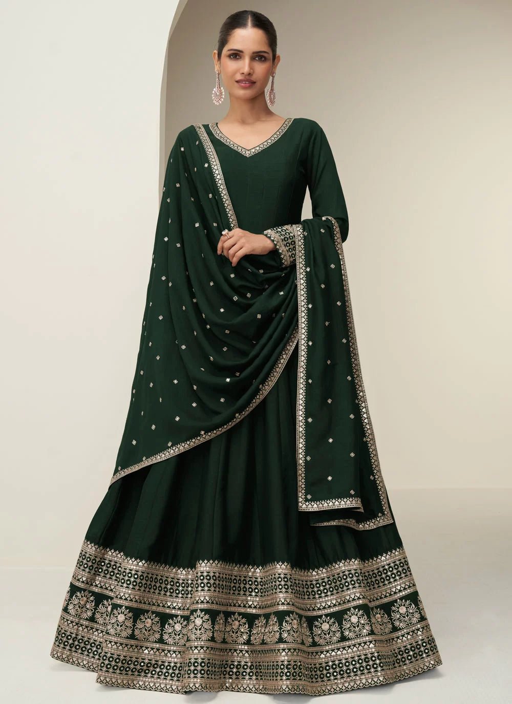 Elegant Green ACG - Indian Dress House 786