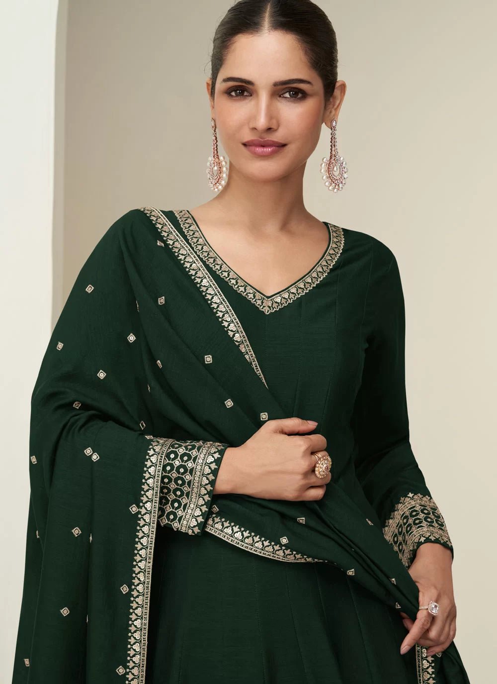 Elegant Green ACG - Indian Dress House 786