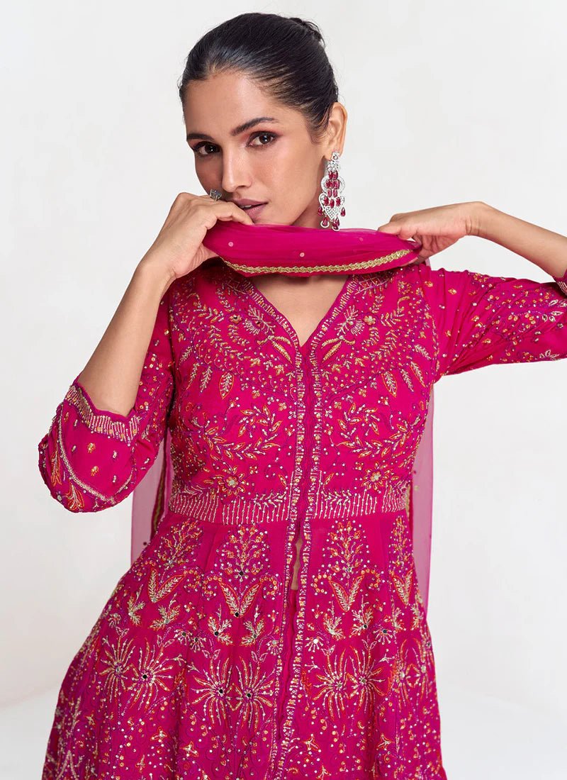 Elegant Pink AVP - Indian Dress House 786