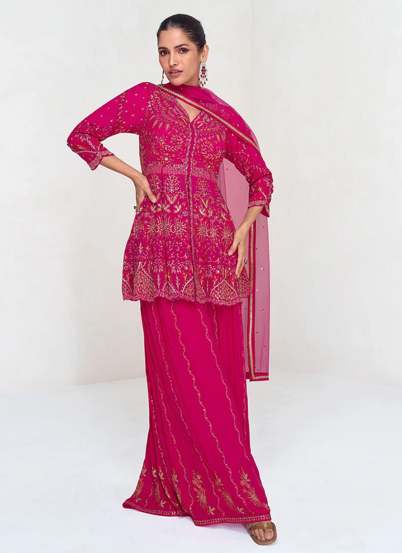 Elegant Pink AVP - Indian Dress House 786