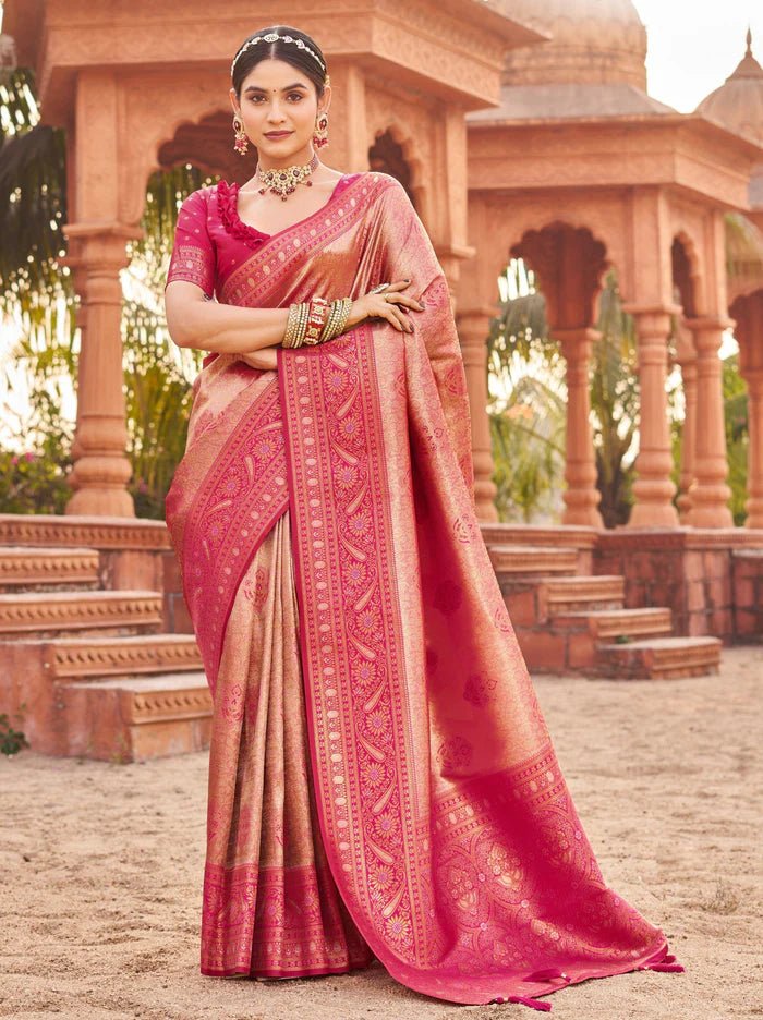 Elegant Ruby Pink GBS - Indian Dress House 786