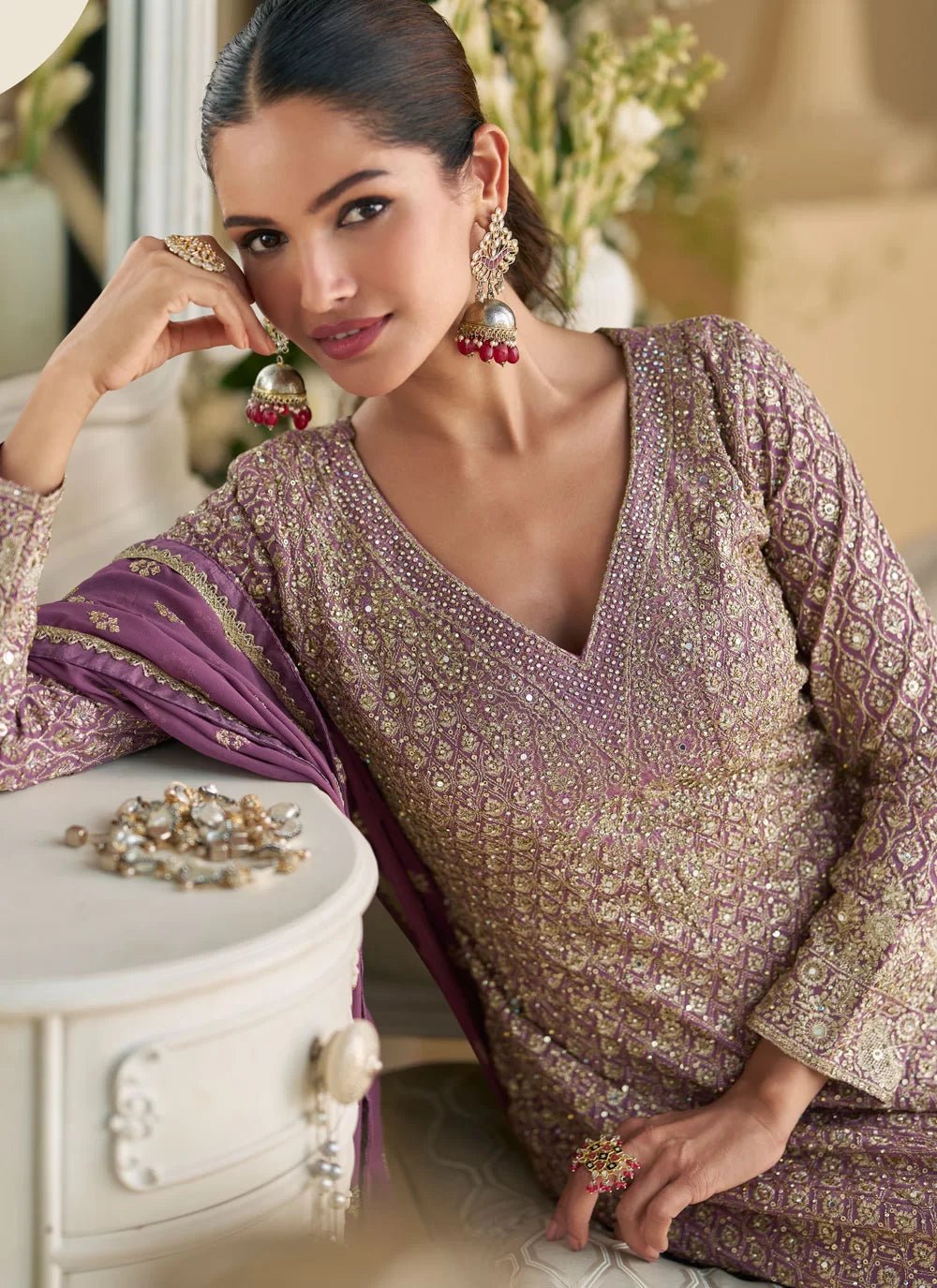 Elgeant Purple SYVP - Indian Dress House 786