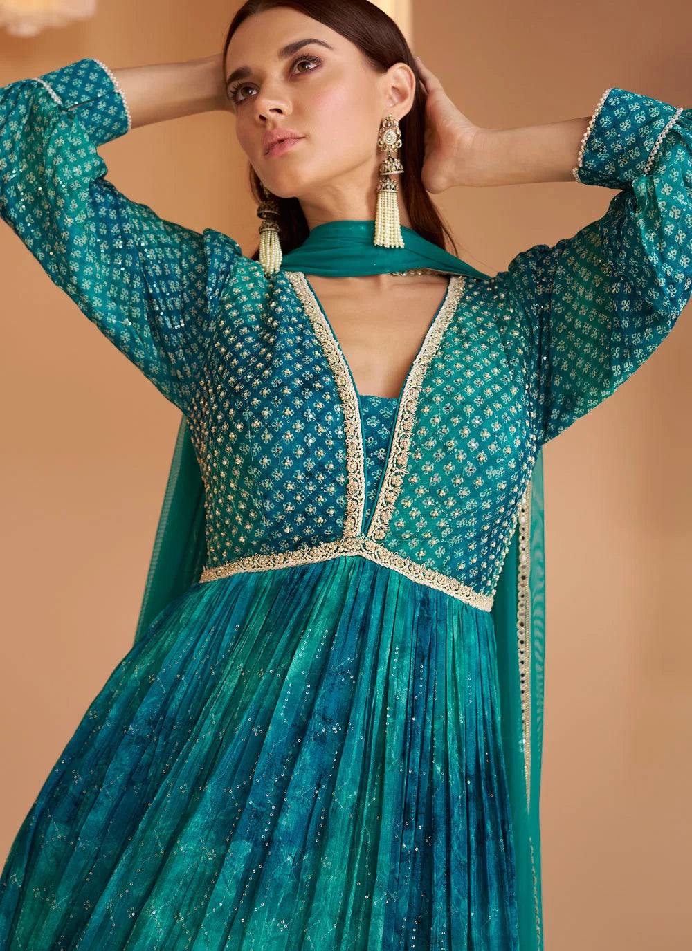 Gorgeous Floral Blue SYMQ