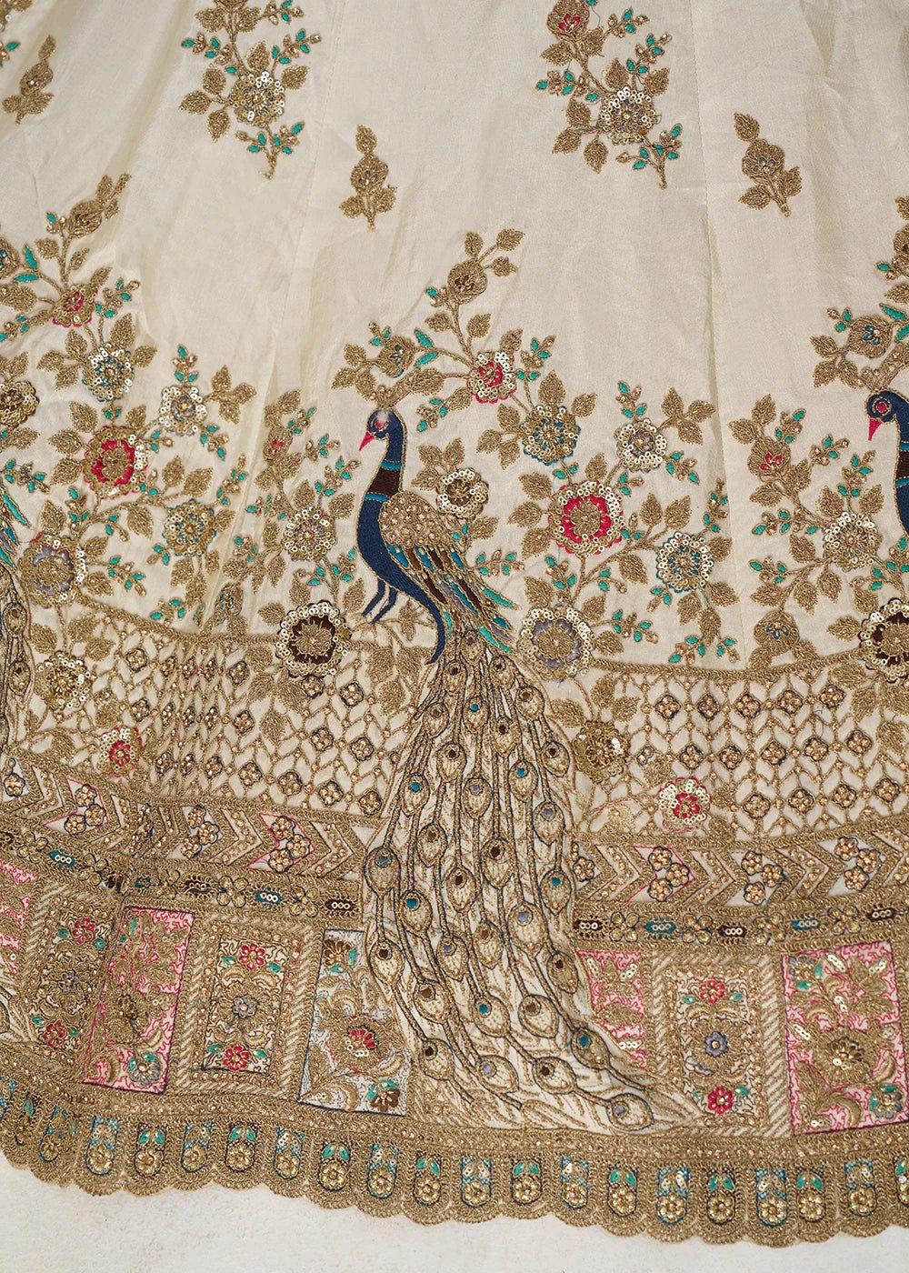 Ethereal White Floral KFBL - Indian Dress House 786