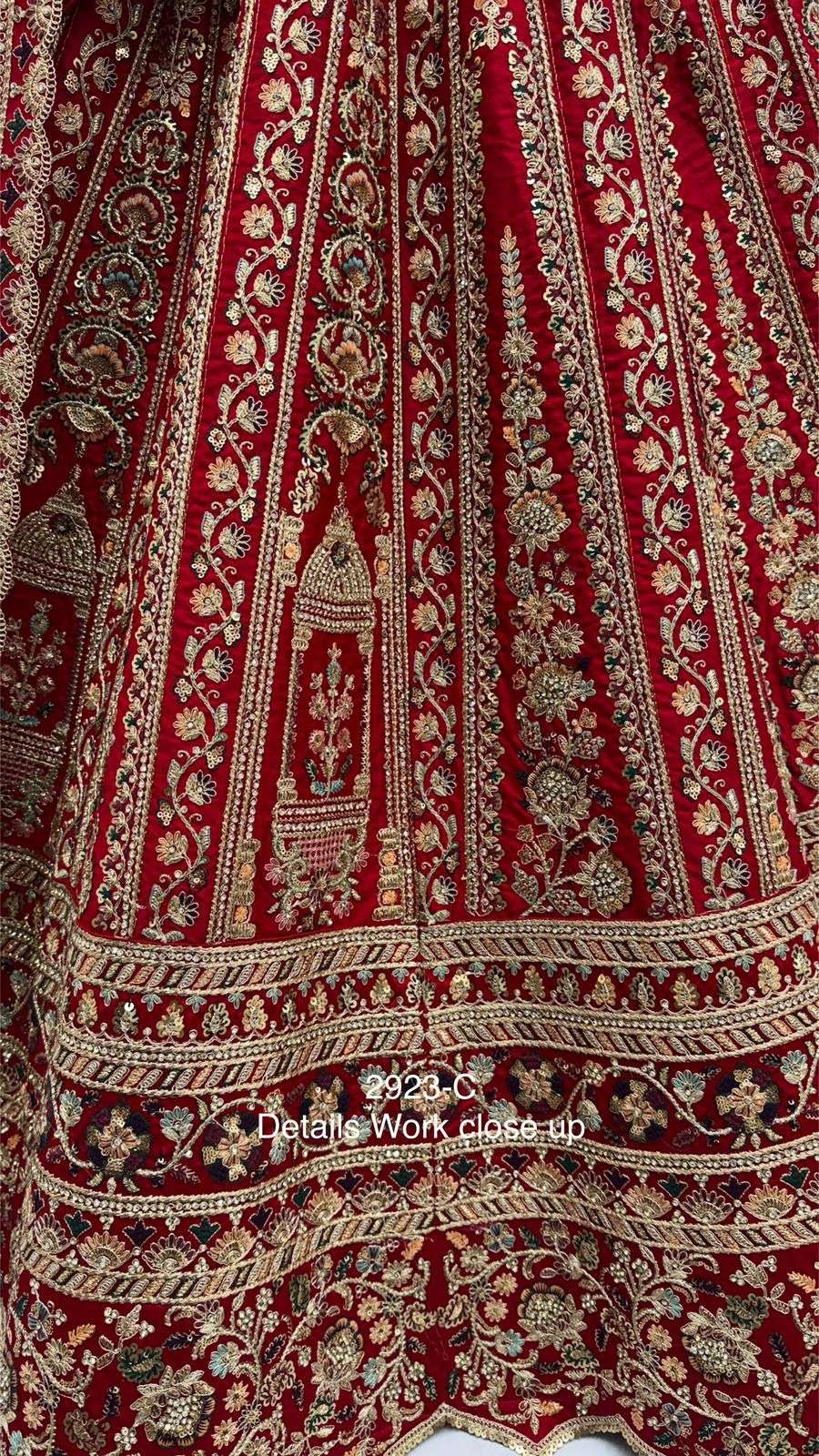 Exclusive Bridal Red Lengha - Indian Dress House 786