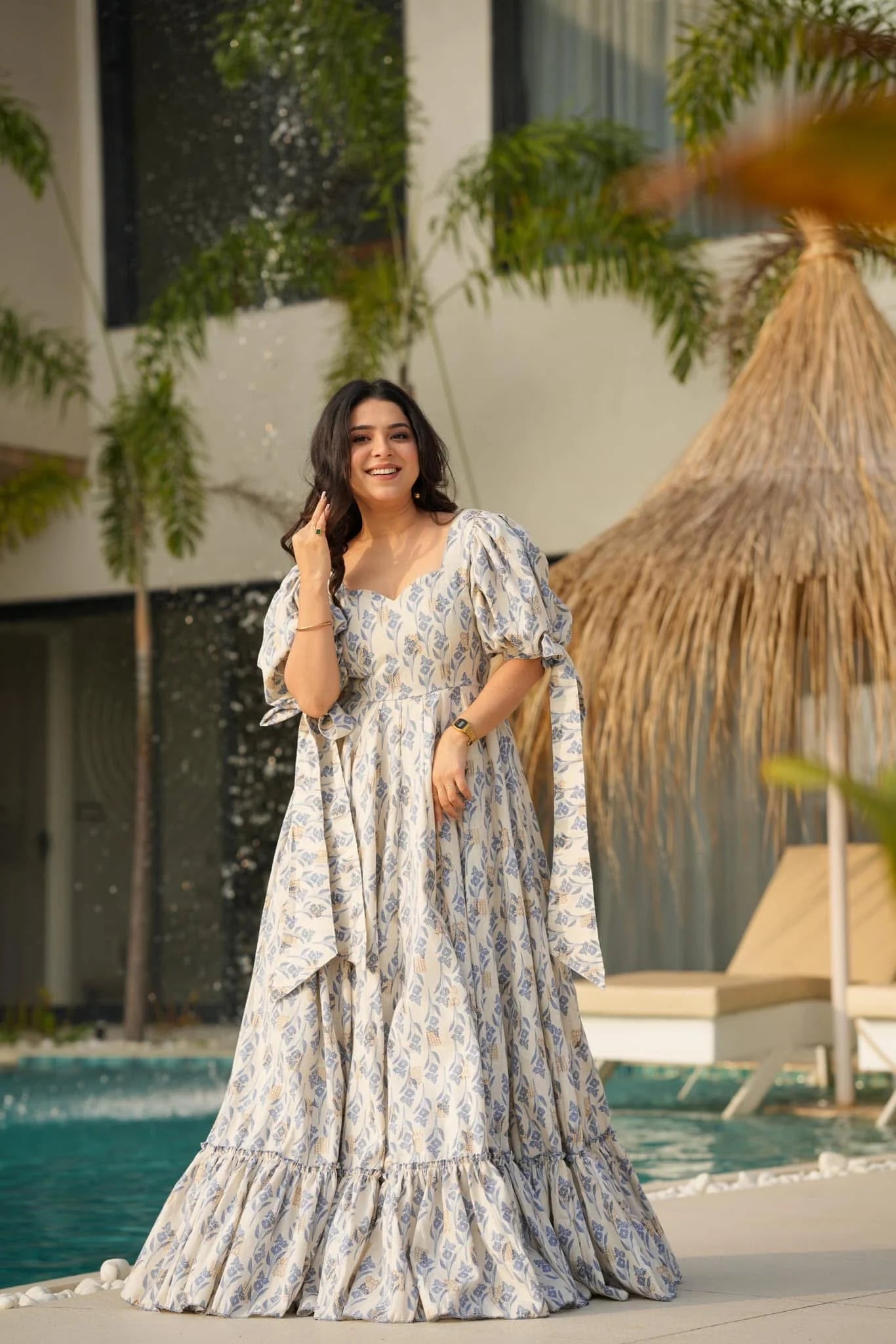 Floral Haze LC 11002 FVD - Indian Dress House 786