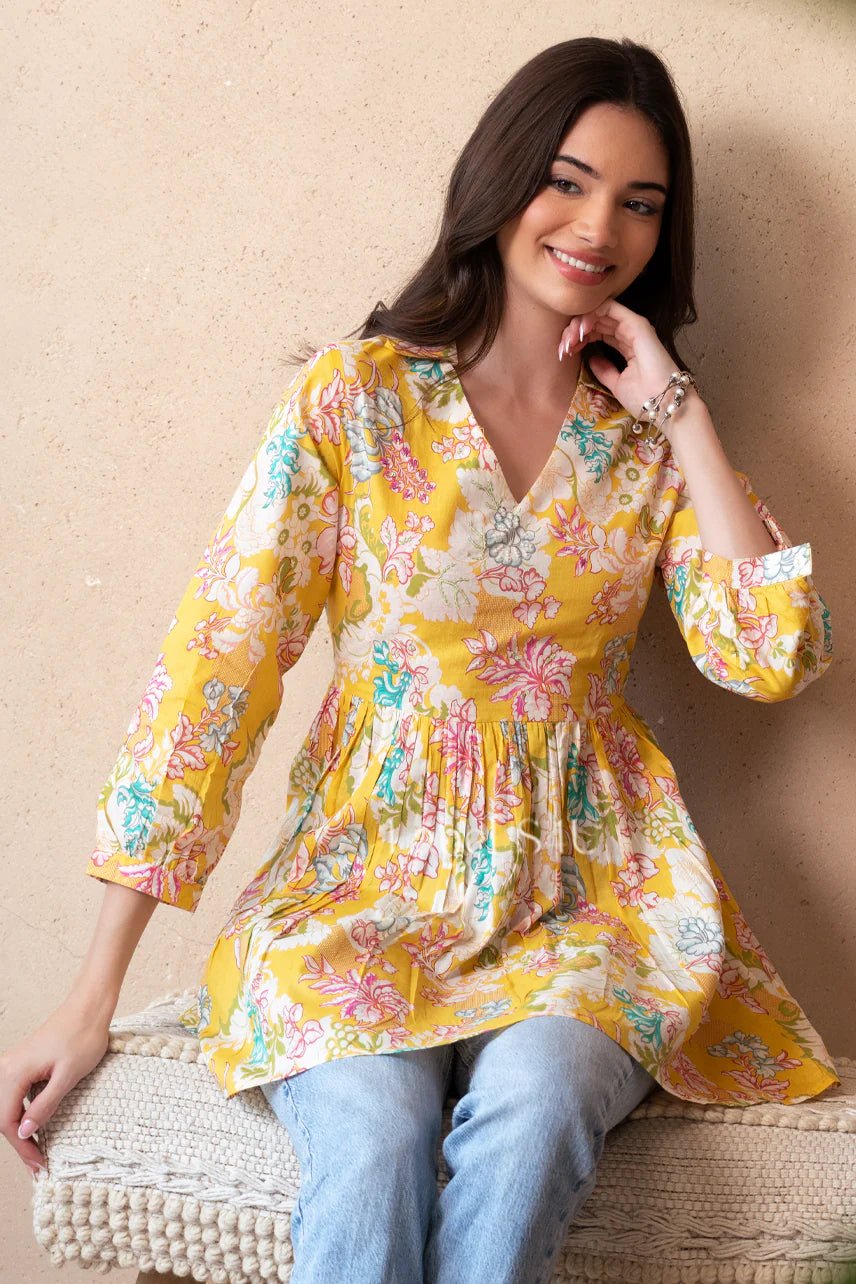 Floral Sunshine WD03 FVD - Indian Dress House 786
