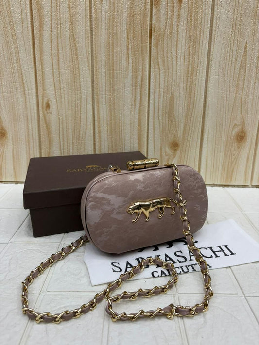 Golden Dusty Brown Sabya CFB - Indian Dress House 786