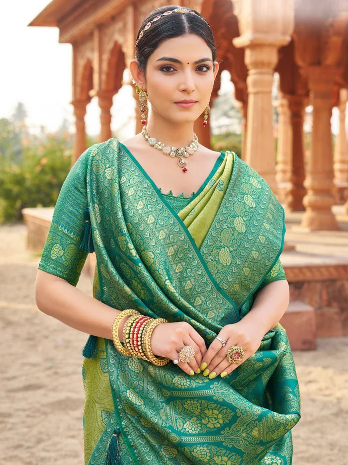 Gorgeous Apple Green GBS - Indian Dress House 786