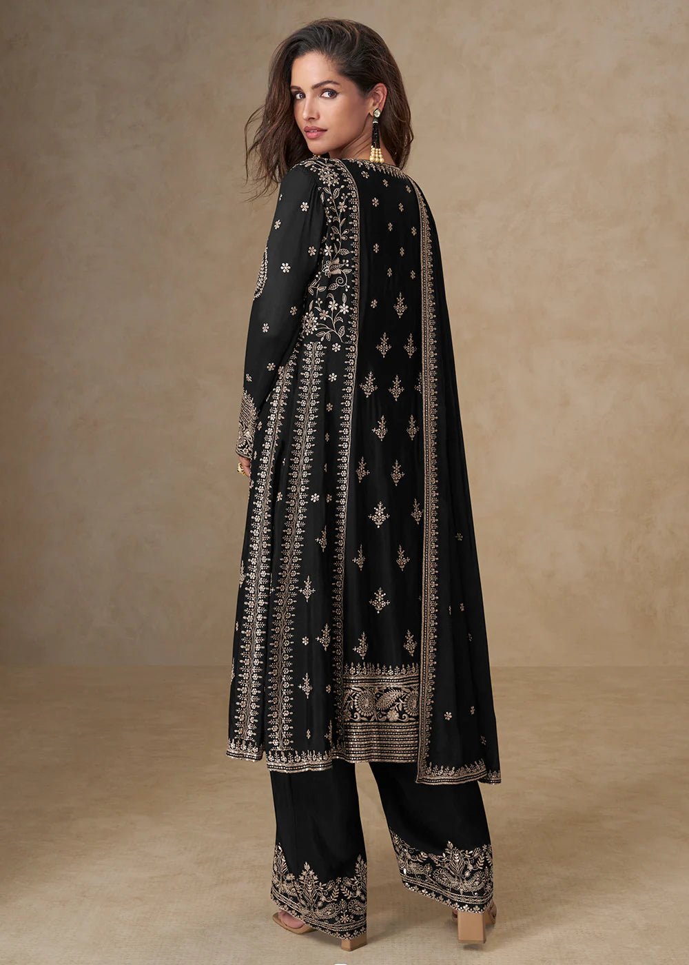 Gorgeous Black AMSK - Indian Dress House 786