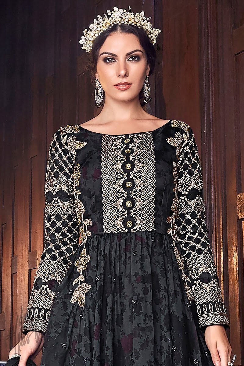 Gorgeous Black SWV PRL - Indian Dress House 786