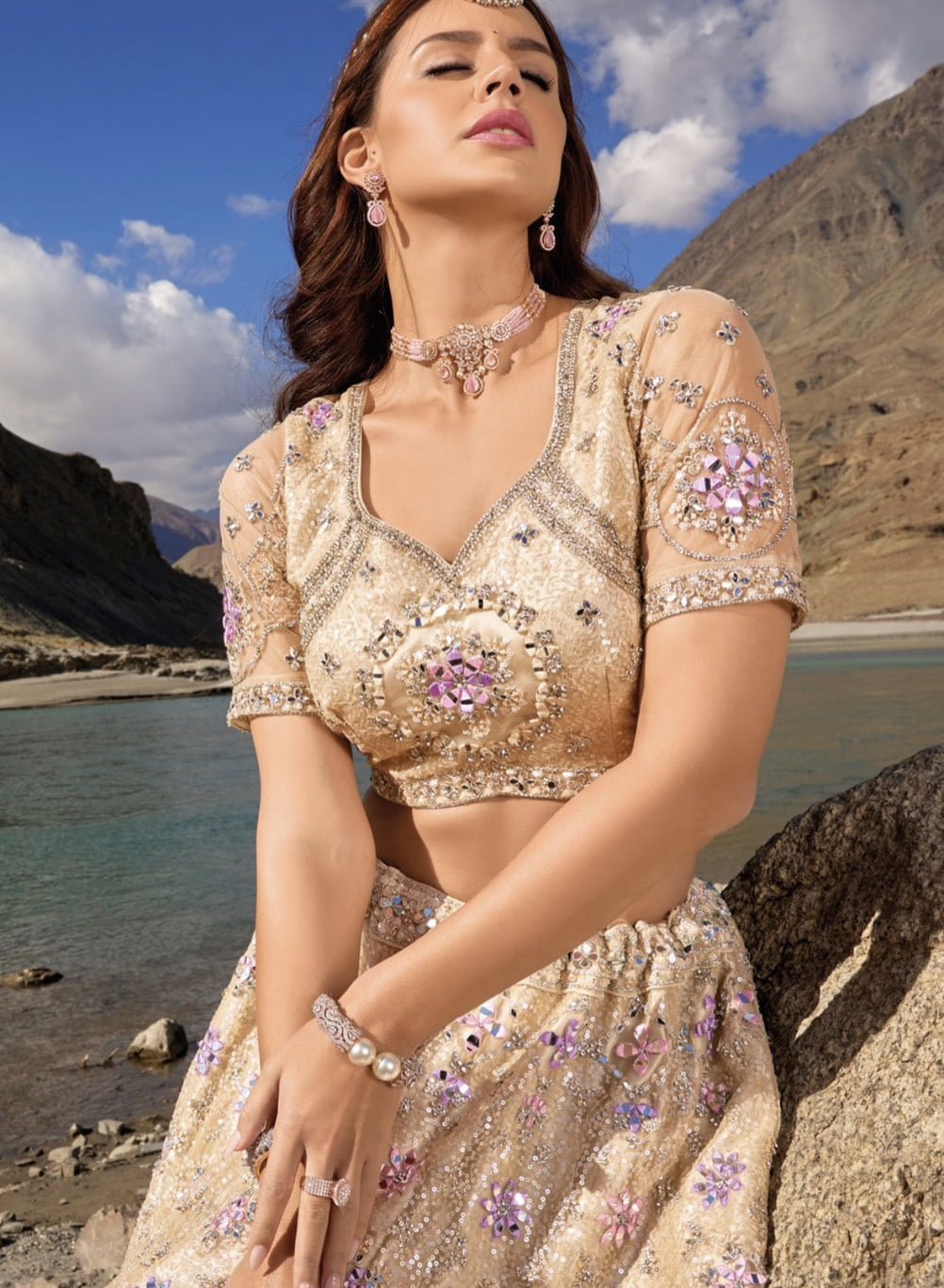 Gorgeous Cream MNL - Indian Dress House 786