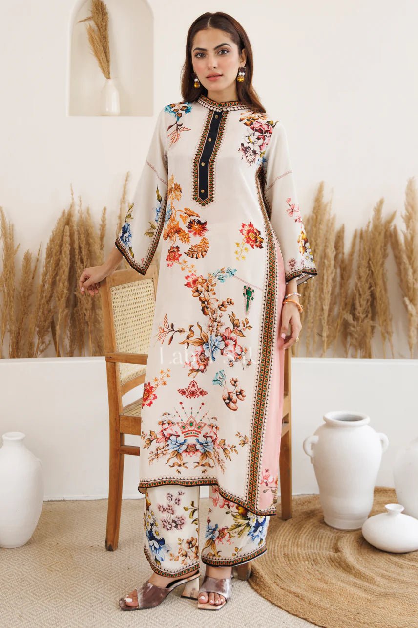 Gorgeous Floral Ivory RS4U - Indian Dress House 786