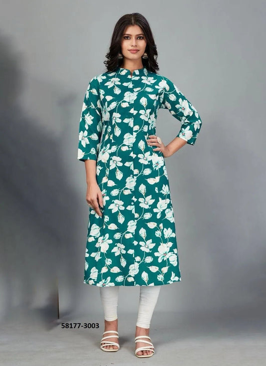 Gorgeous Green Floral BMH 3003 FVD - Indian Dress House 786