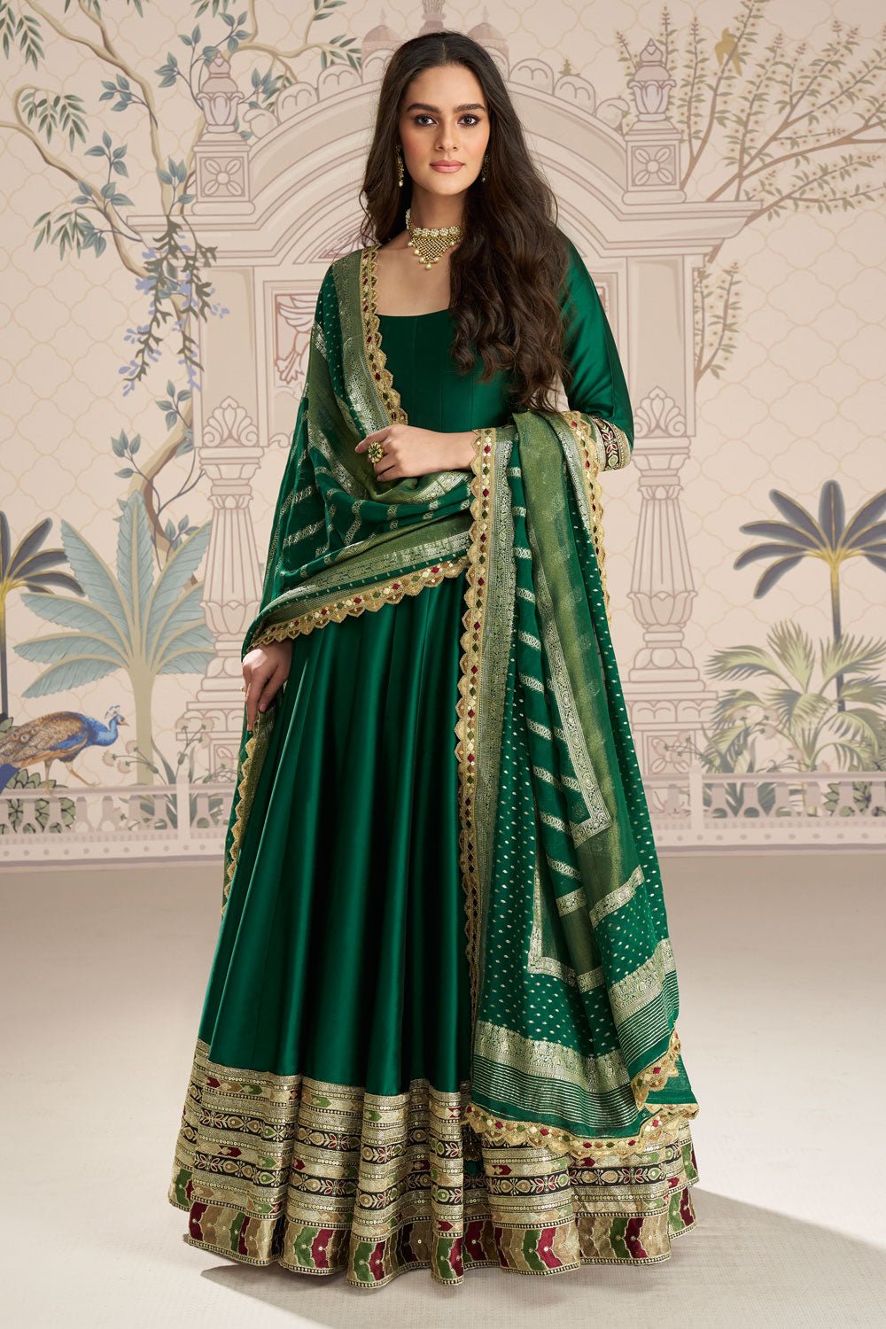 Gorgeous Green SYRO - Indian Dress House 786