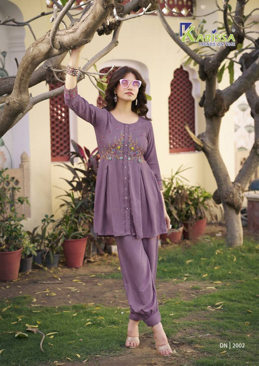 Gorgeous Lavender KCO 2002 FVD - Indian Dress House 786
