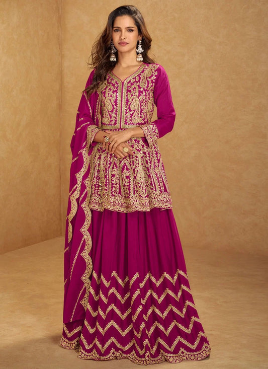 Gorgeous Magenta Rani RNS - Indian Dress House 786