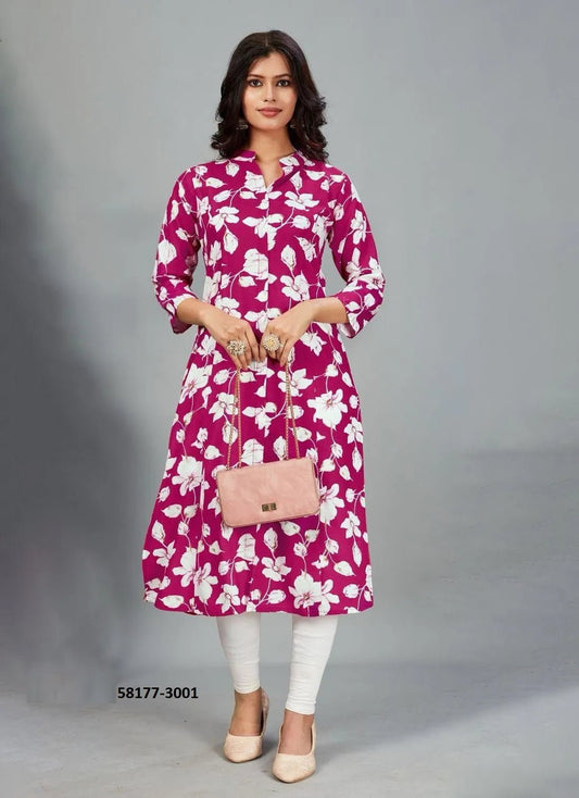 Gorgeous Pink Floral BMH 3001 FVD - Indian Dress House 786