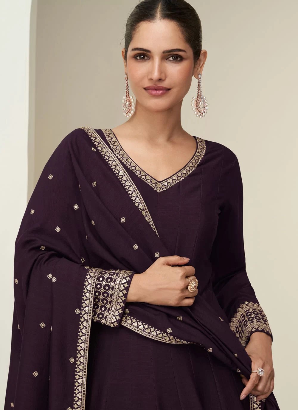 Gorgeous Purple ACG - Indian Dress House 786