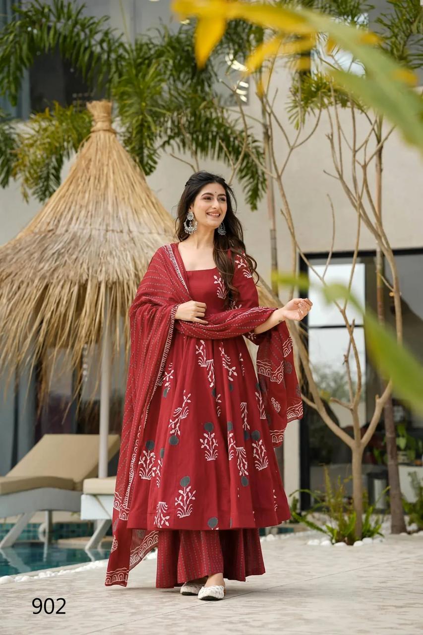 Gorgeous Red LC 902 FVD - Indian Dress House 786