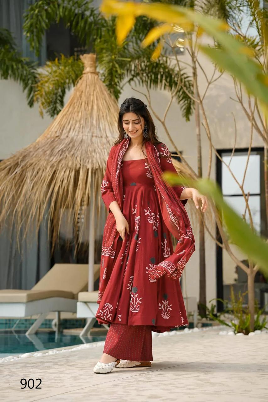 Gorgeous Red LC 902 FVD - Indian Dress House 786