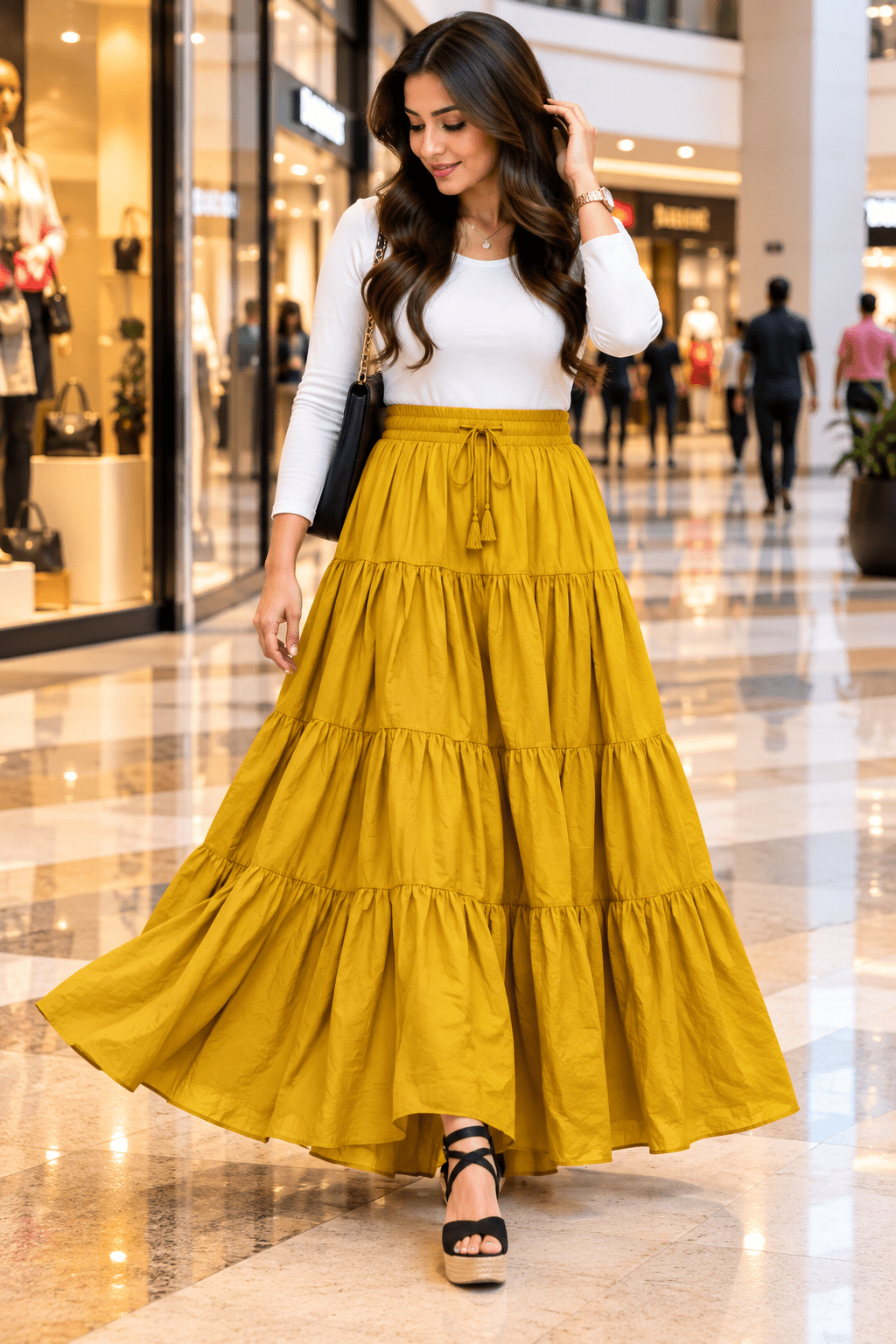Gorgeous Solid Plain Skirts - Indian Dress House 786