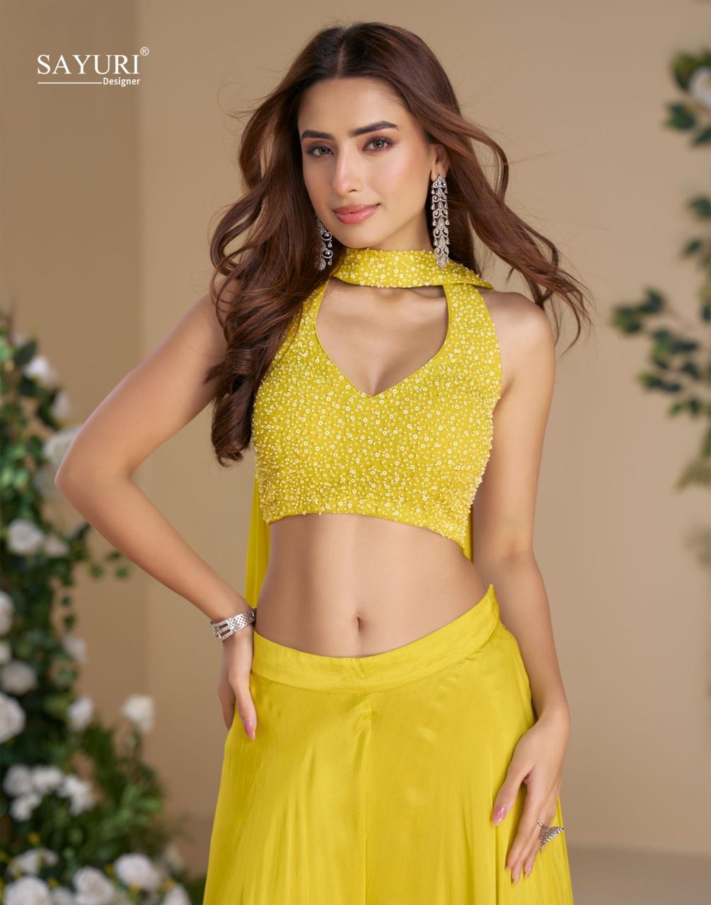 Gorgeous Yellow SYMO - Indian Dress House 786