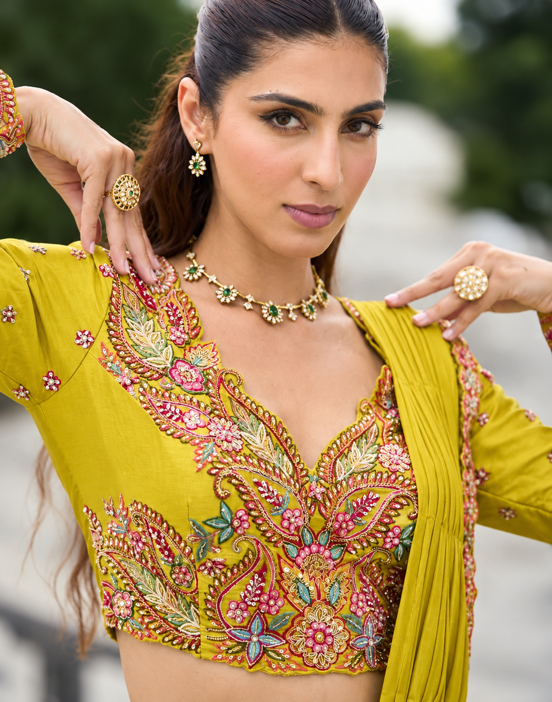 Gorgeous Yellow SYPHP - Indian Dress House 786