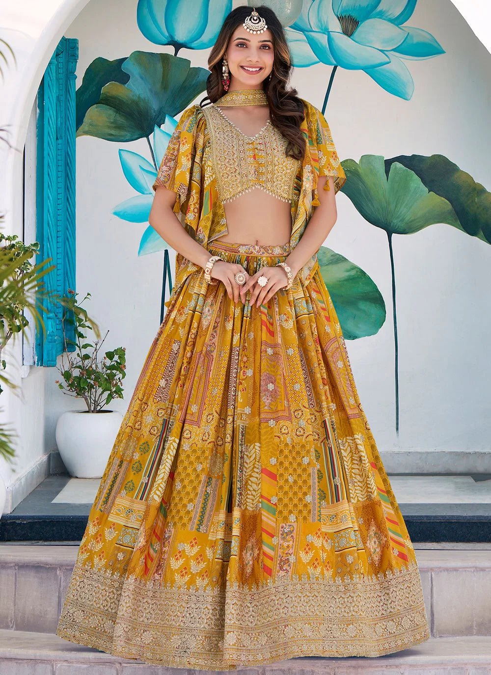 Gorgeous Yellow ZQL - Indian Dress House 786