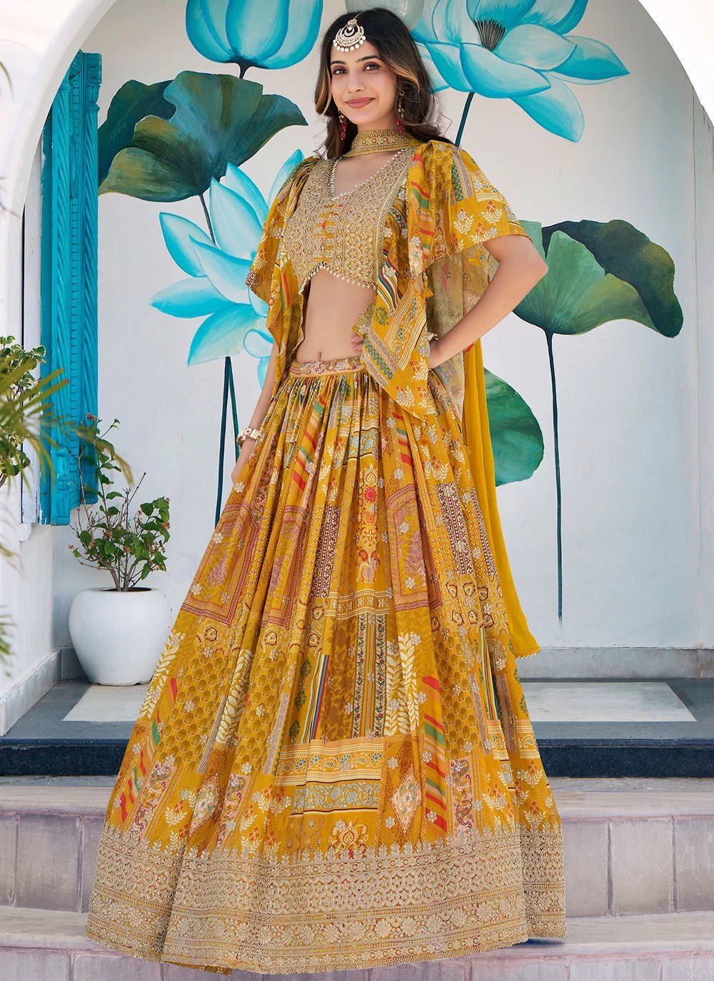 Gorgeous Yellow ZQL - Indian Dress House 786