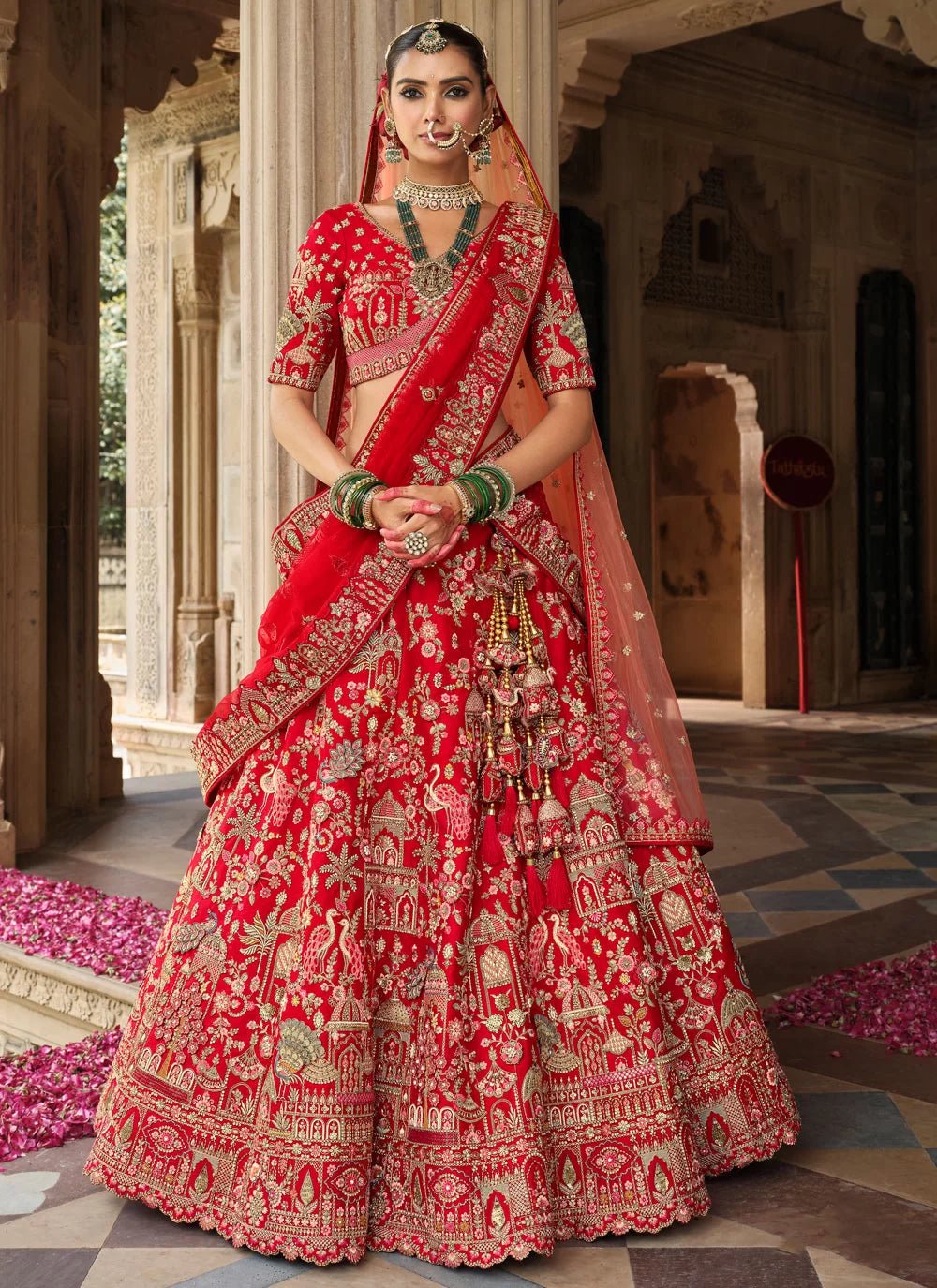 Heavy Red ABCL - Indian Dress House 786