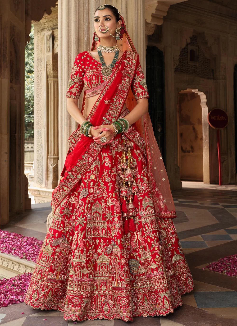 Heavy Red ABCL - Indian Dress House 786
