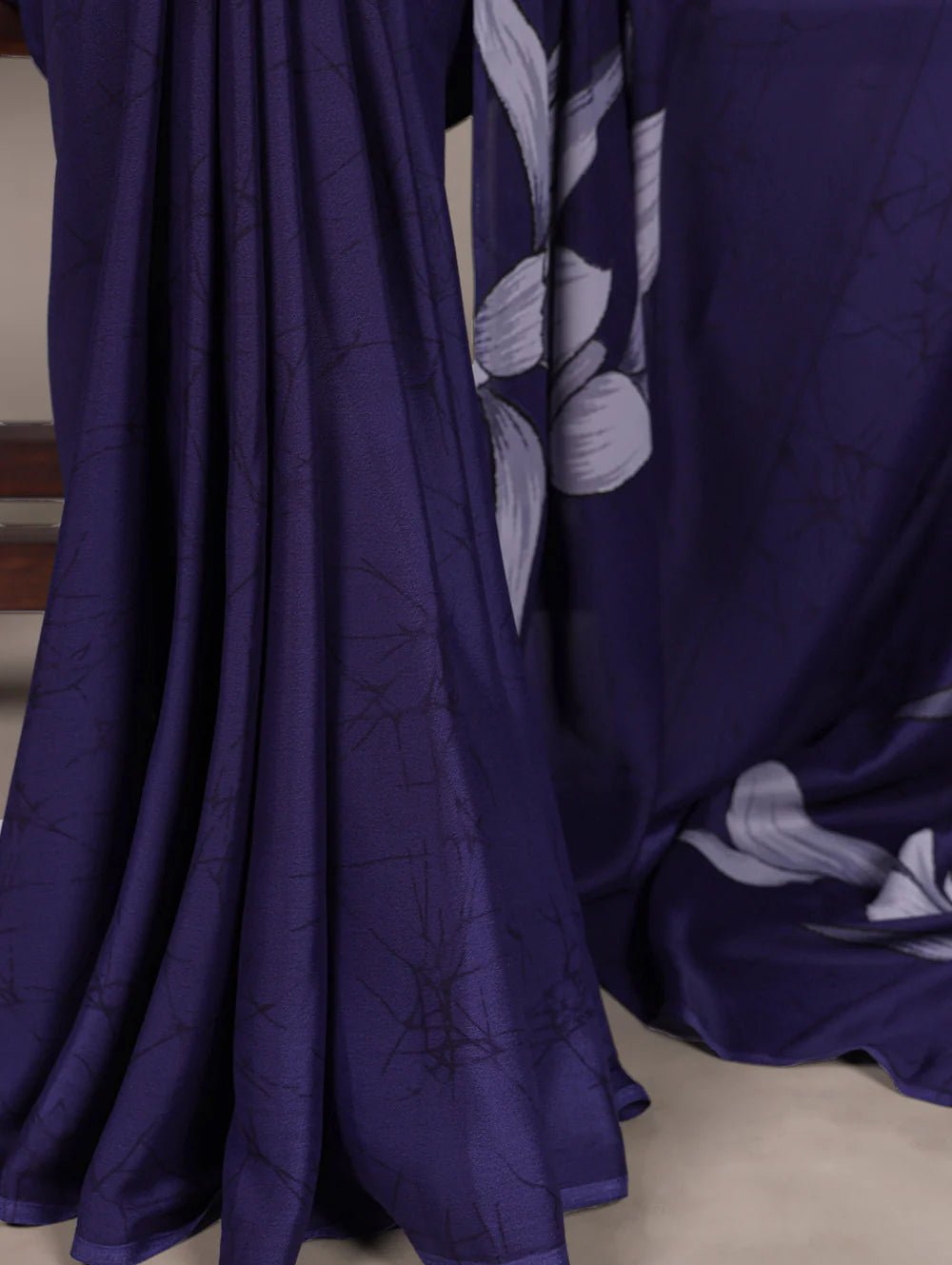 Navy Blue YF Saree - Indian Dress House 786