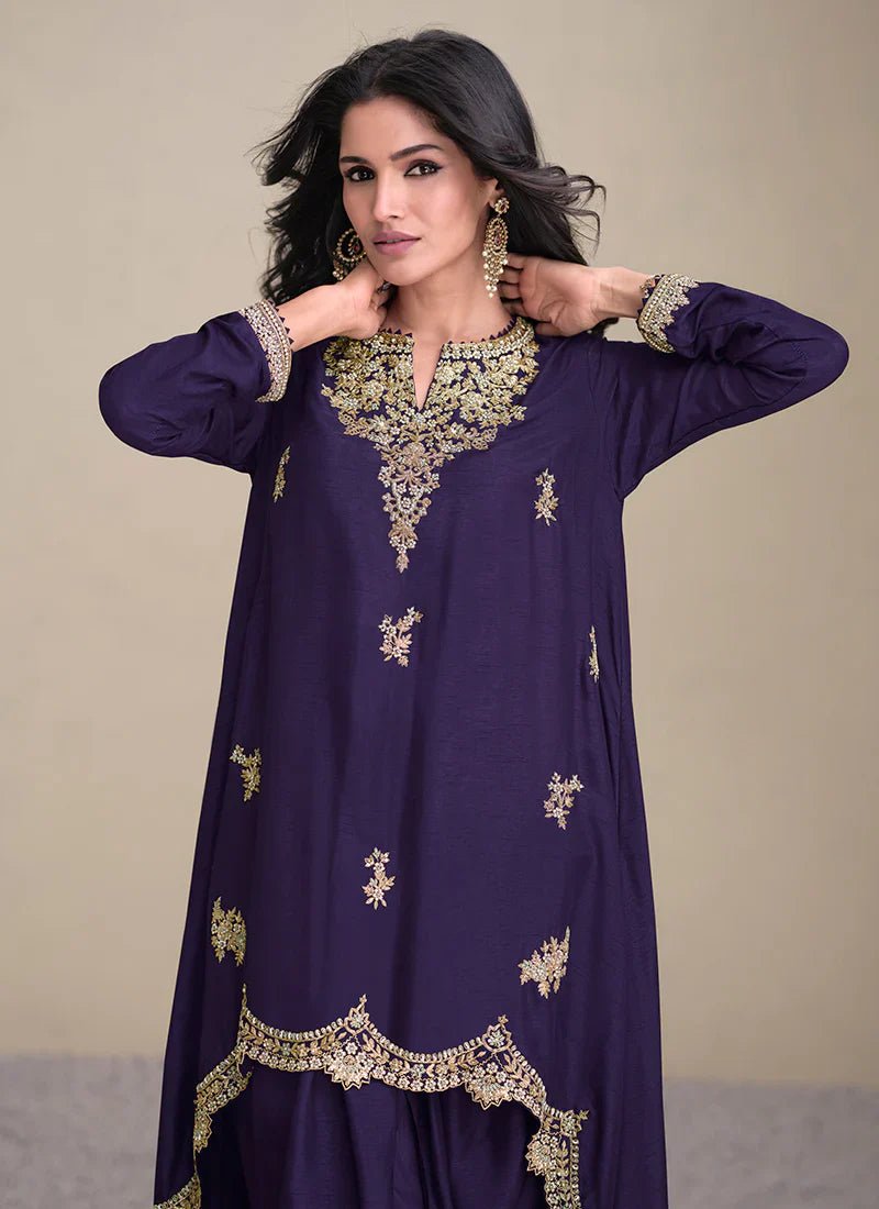 Purple Dhoti SYJN - Indian Dress House 786