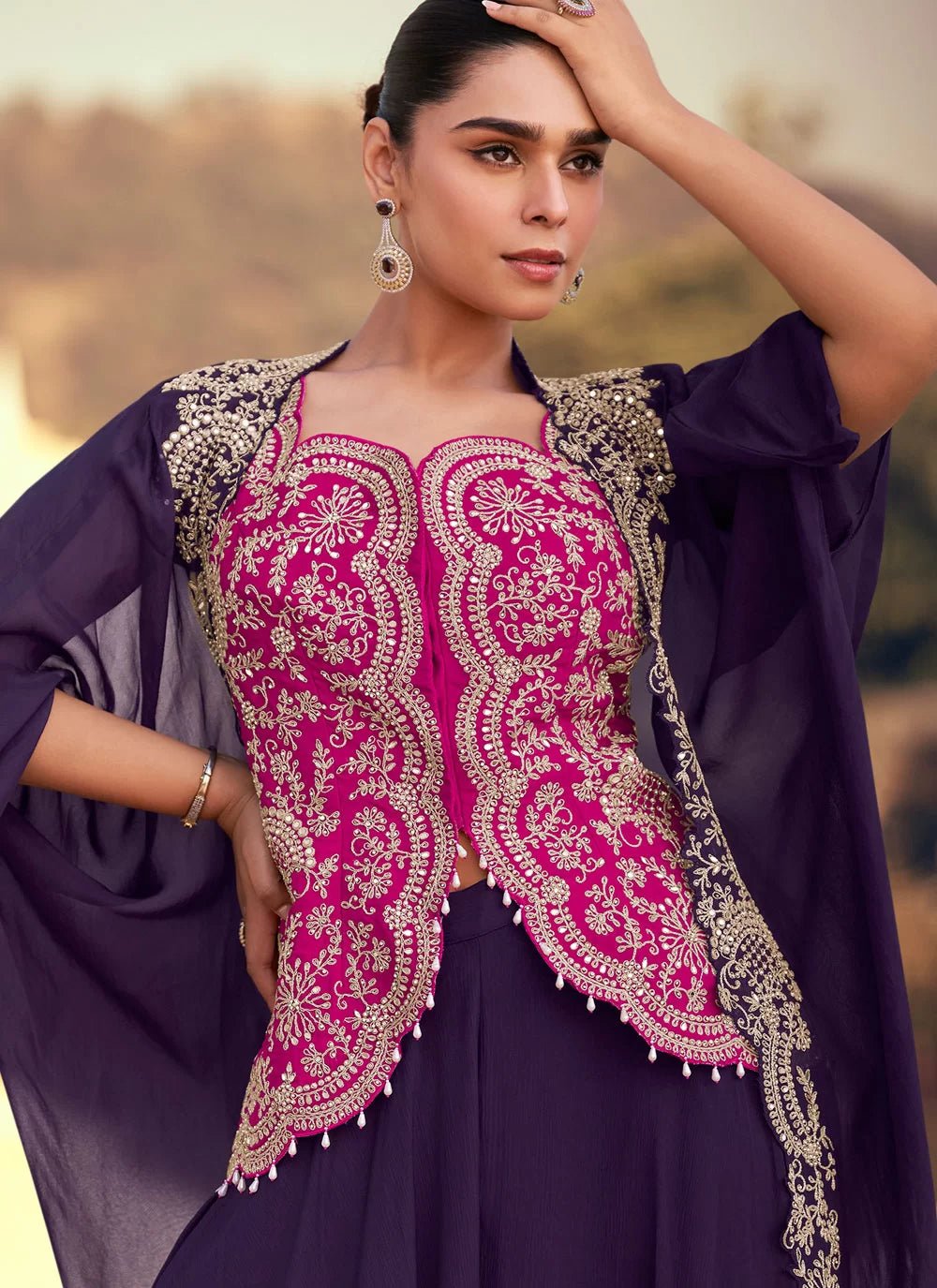Purple & Pink SYPP - Indian Dress House 786