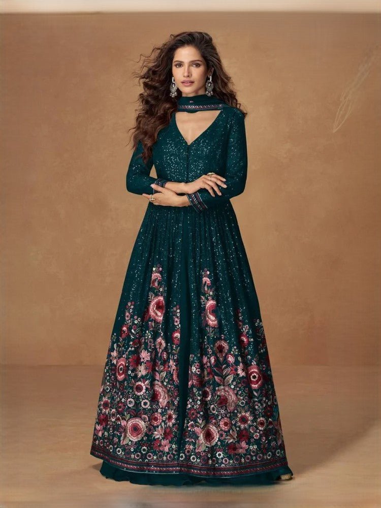 Ravishing Floral ASMJ - Indian Dress House 786