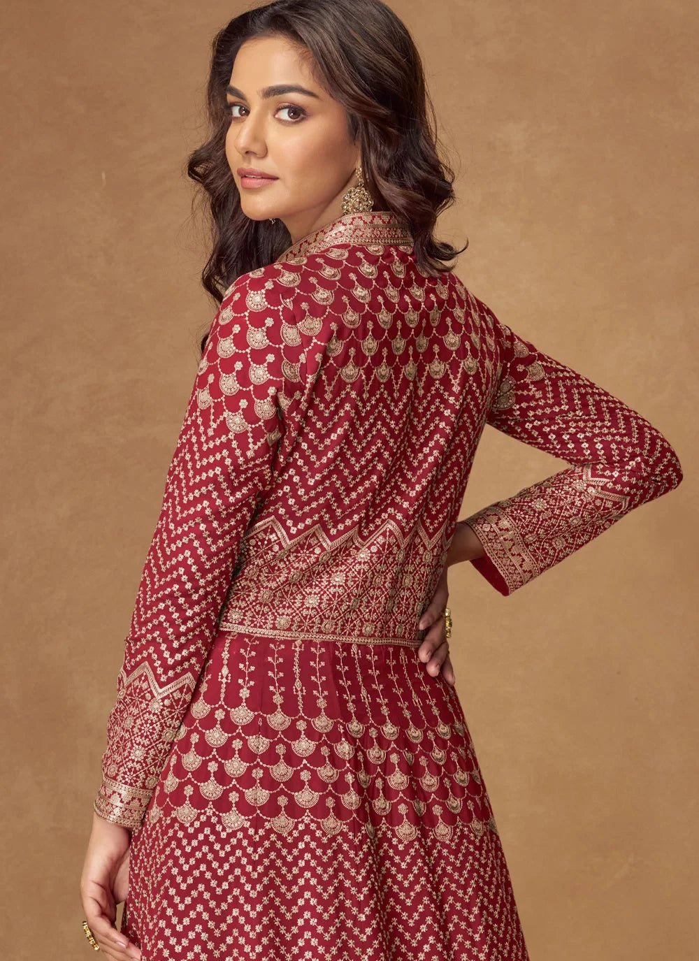 Ravishing Red AMGA - Indian Dress House 786