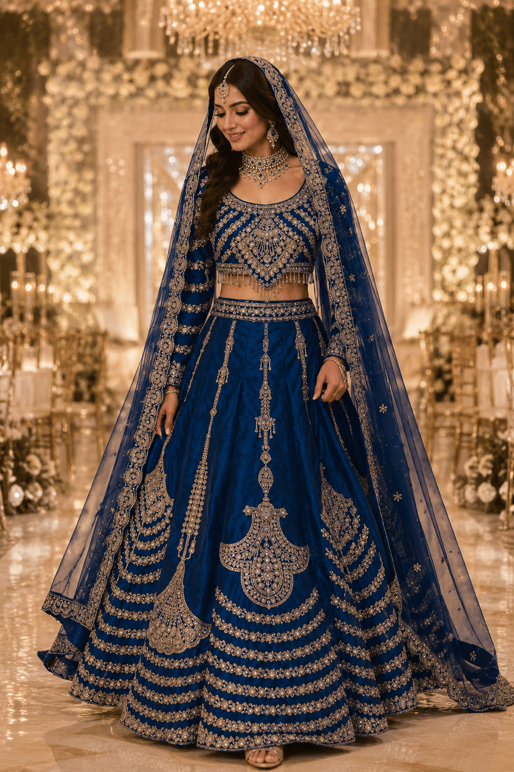 Breath Taking Stunning Blue & Gold DL