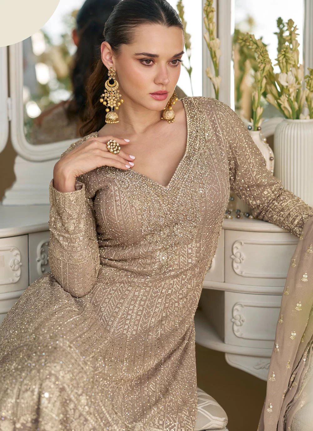 Stunning Beige SYVP - Indian Dress House 786